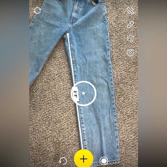 Abrand Jeans Venice Straight Jeans high waisted rigid denim 26 #7 - Picture 8 of 8